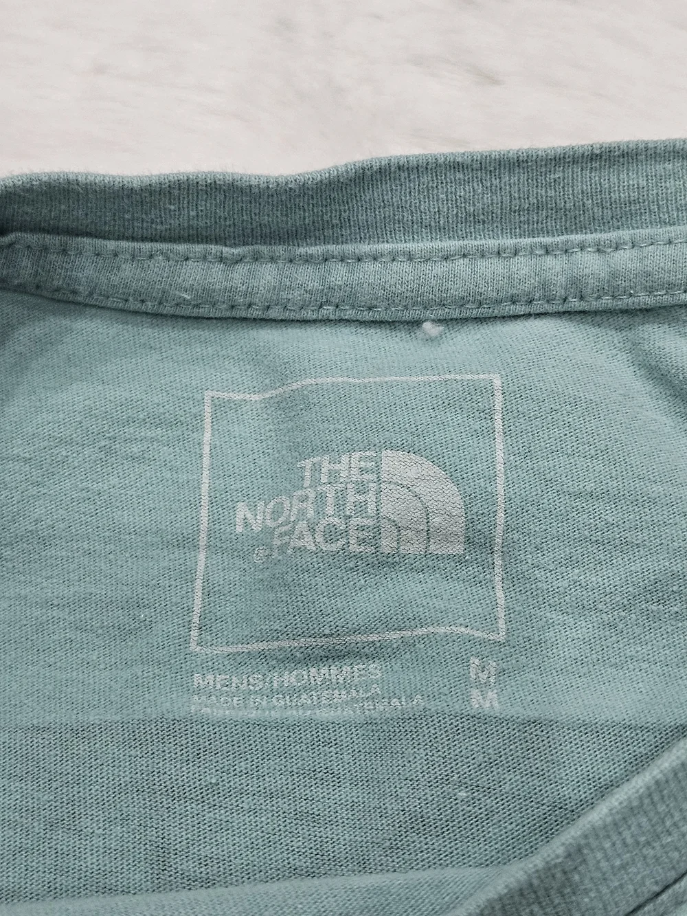 The North Face Men’s Long Sleeve Crew Tee - Seafoam Green